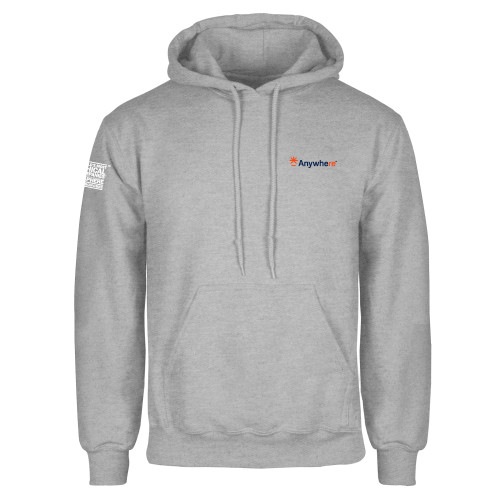  Grey Fleece Hoodie - Anywhere