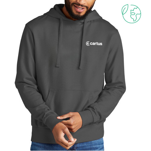  Allmade Dark Grey Organic French Terry Pullover Hoodie - Cartus Horizontal