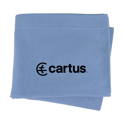  Light Blue Sweatshirt Blanket - Cartus Horizontal