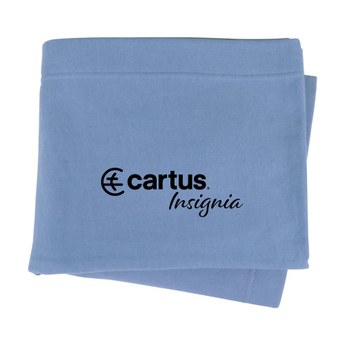  Light Blue Sweatshirt Blanket - Cartus Insignia