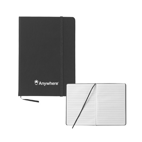  5x7 Black Hard Cover Journal - Anywhere