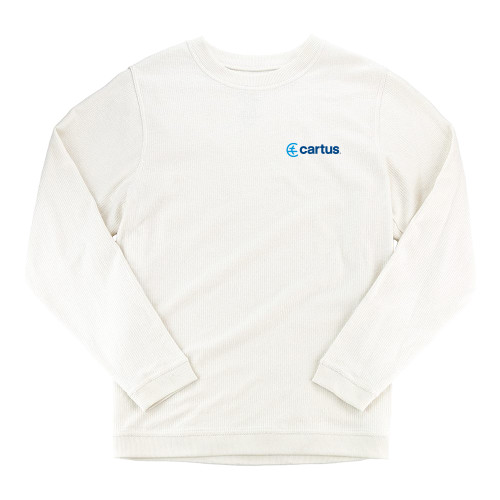  Boxercraft Womens Cream Corded Crew - Cartus Horizontal