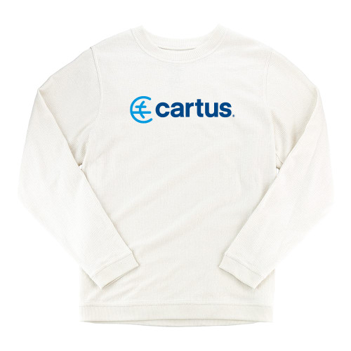  Boxercraft Womens Cream Corded Crew - Cartus Horizontal