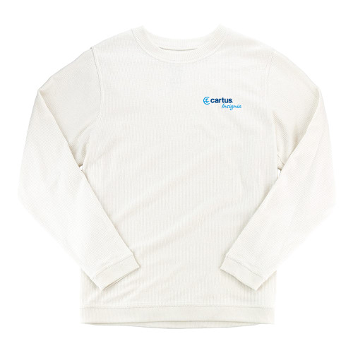  Boxercraft Womens Cream Corded Crew - Cartus Insignia