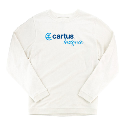  Boxercraft Womens Cream Corded Crew - Cartus Insignia