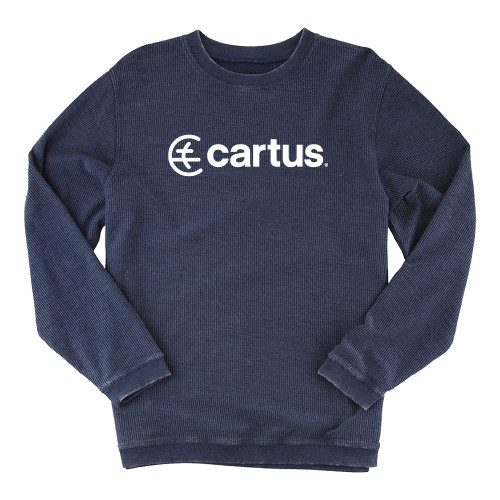  Boxercraft Womens Navy Corded Crew - Cartus Horizontal