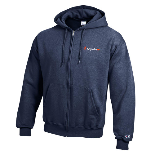  Champion Navy Full Zip Hood - Anywhere
