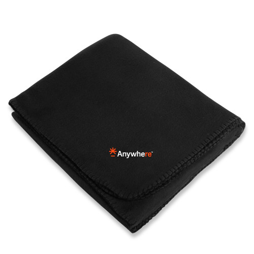  Black Arctic Fleece Blanket - Anywhere