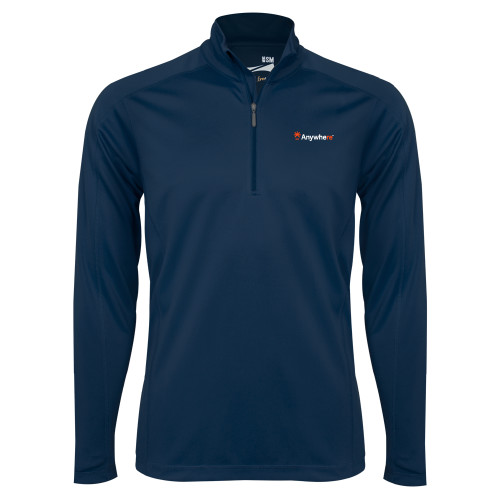  Syntrel Navy Interlock 1/4 Zip - Anywhere