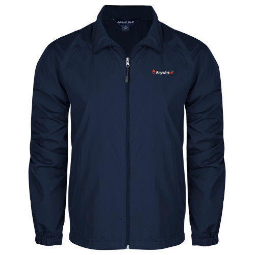  Navy Full Zip Wind Jacket - Anywhere
