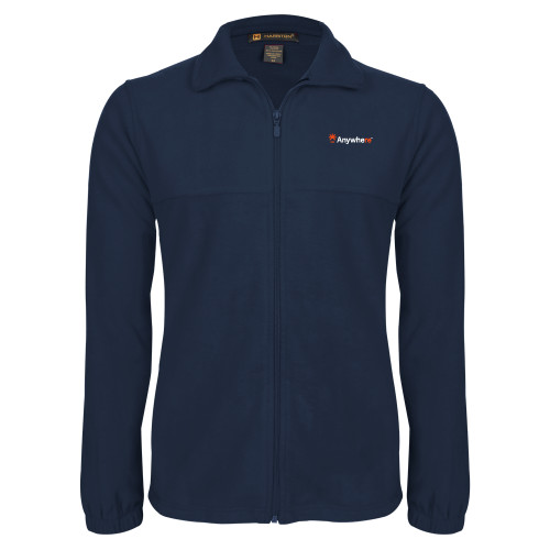  Navy Fleece Full Zip  Jacket - Anywhere