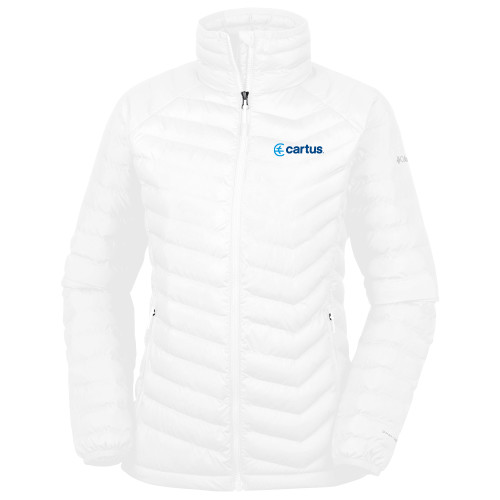  Columbia Womens White Powder Lite Jacket - Cartus Horizontal