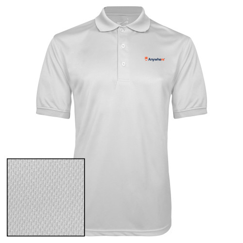  White Dry Mesh Polo - Anywhere