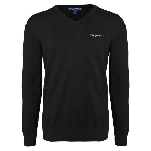  Black VNeck Sweater - Anywhere