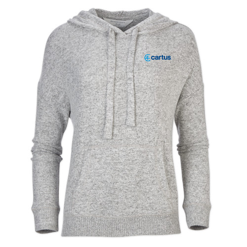  Boxercraft Womens Oxford Grey Heather Cuddle Soft Hoodie - Cartus Horizontal