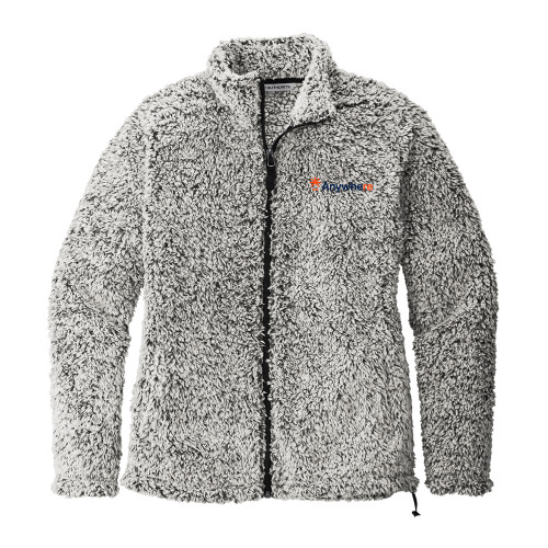  Womens Grey Heather Cozy Fleece Jacket - Anywhere