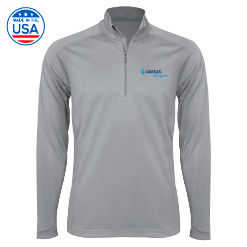  Syntrel Platinum Interlock 1/4 Zip - Cartus Insignia