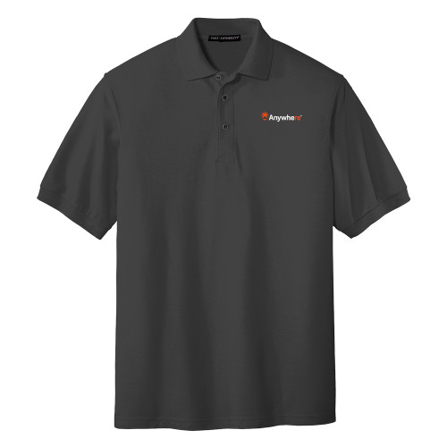  Charcoal Silk Touch Polo - Anywhere
