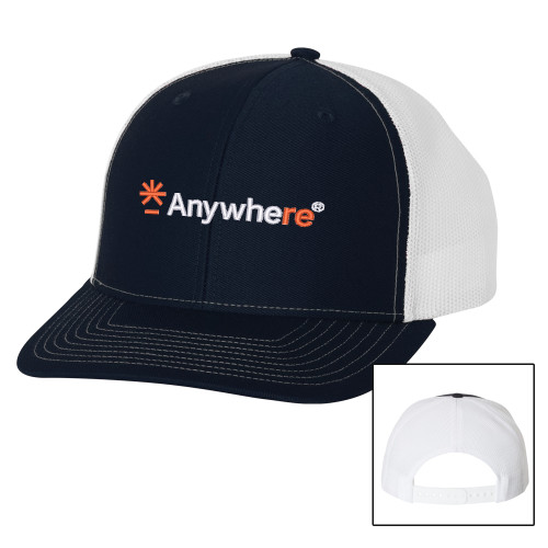  Richardson Navy/White Trucker Hat - Anywhere