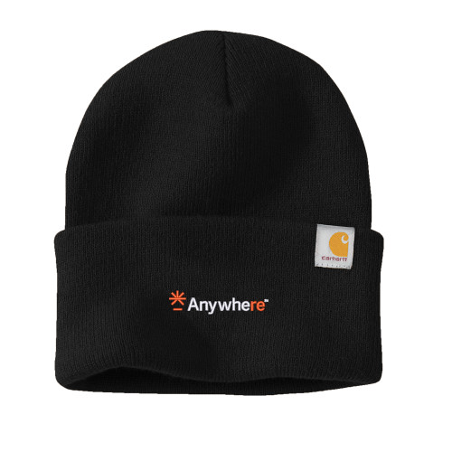  Carhartt Black Knit Beanie w/Cuff - Anywhere