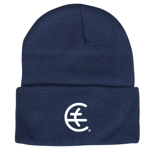  Steel Blue Knit Beanie w/Cuff - Cartus Globe