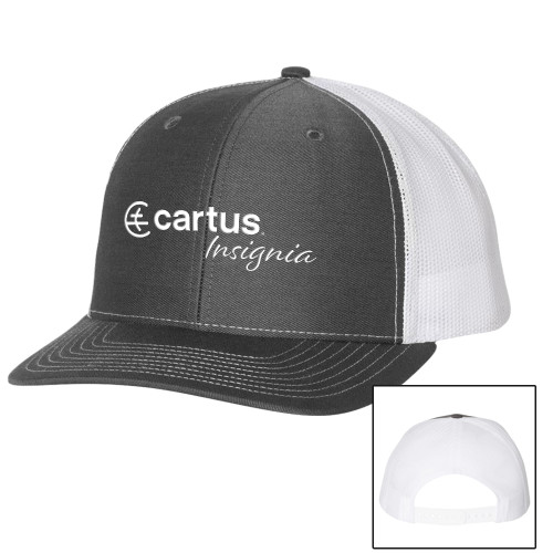  Richardson Charcoal/White Trucker Hat - Cartus Insignia