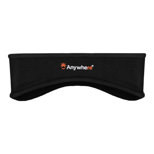  Black Stretch Fleece Headband - Anywhere
