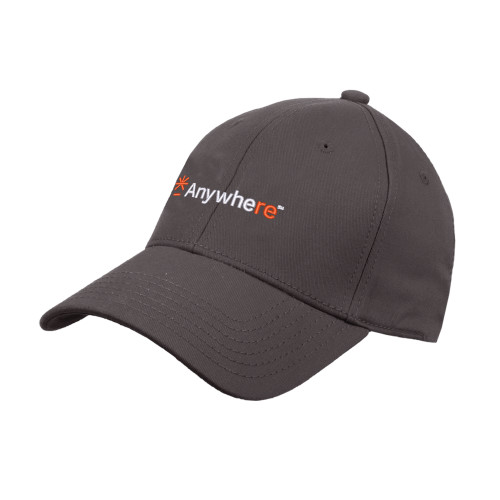  Charcoal Structured Adjustable Pro Style Hat - Anywhere