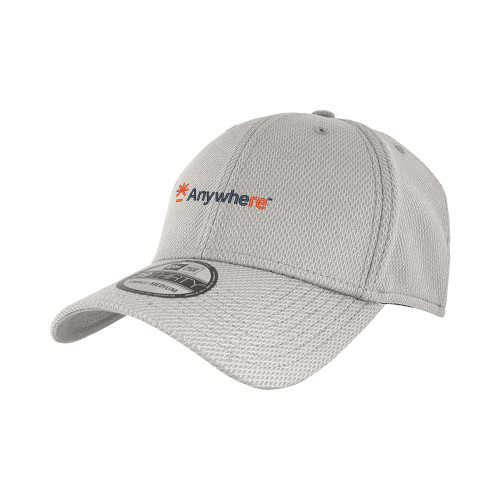  New Era Light Grey Diamond Era 39Thirty Stretch Fit Hat - Anywhere