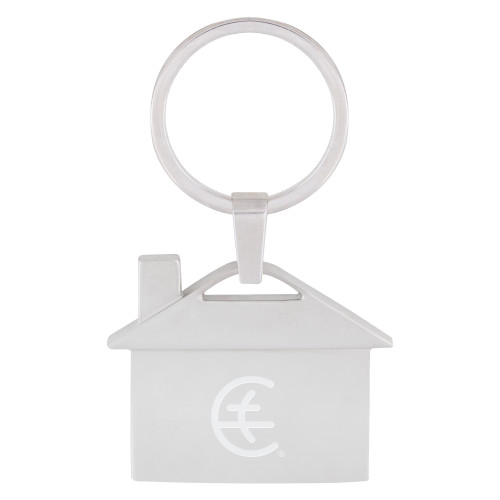  Silver Home Sweet Home Key Holder - Cartus Globe Engraved