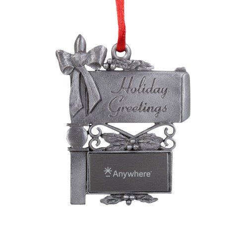  Pewter Mail Box Ornament - Anywhere Engraved