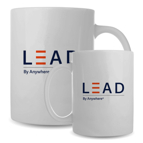  Full Color White Mug 15oz - Lead by Anywhere