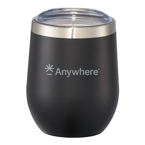 Corzo Vacuum Insulated Black Cup 12oz - Anywhere Engraved