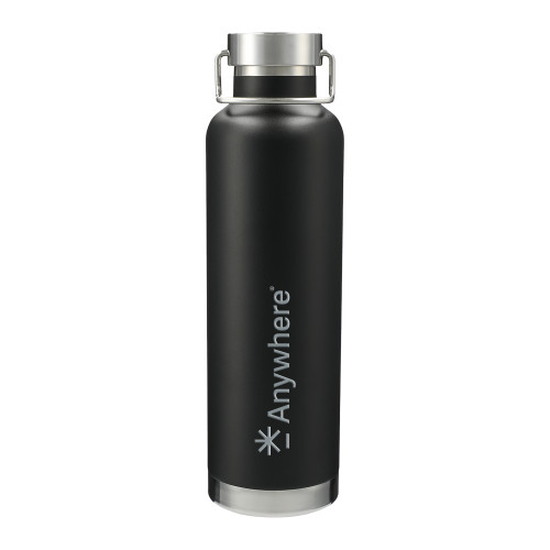  Thor Copper Vacuum Insulated Black Bottle 32oz - Anywhere Engraved