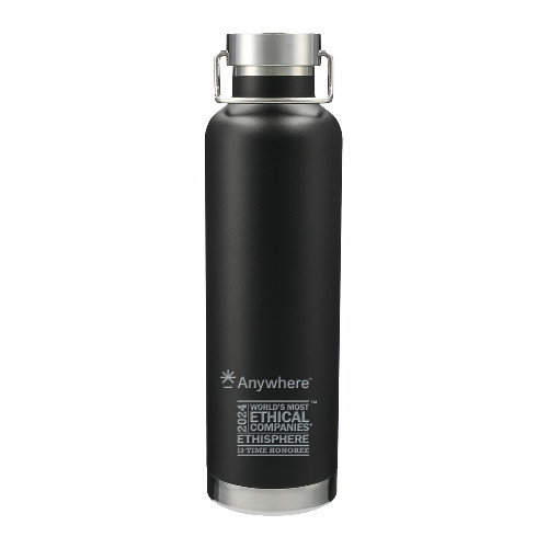  Thor Copper Vacuum Insulated Black Bottle 32oz - WME Anywhere 2024 Engraved