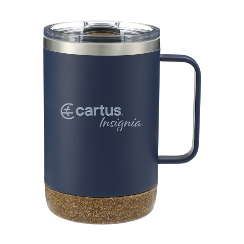  Valhalla Vacuum Insulated Camp Navy Mug 14oz - Cartus Insignia Engraved