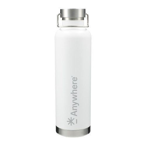  Thor Copper Vacuum Insulated White Bottle 32oz - Anywhere Engraved