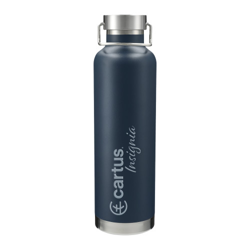  Thor Copper Vacuum Insulated Navy Bottle 32oz - Cartus Insignia Engraved