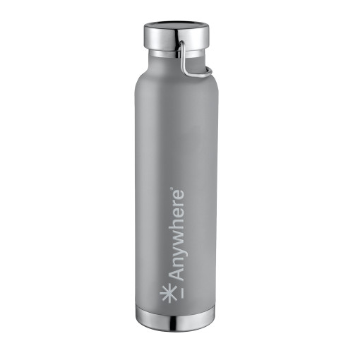  Thor Copper Vacuum Insulated Grey Bottle 22oz - Anywhere Engraved