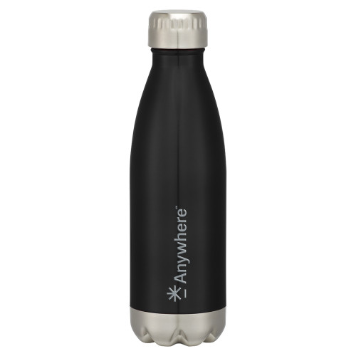  Swig Stainless Steel Black Bottle 16oz - Anywhere Engraved