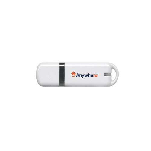  USB White Pen Drive 4G - Anywhere