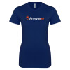 Thumbnail image for  Next Level Womens Navy Boyfriend Tee