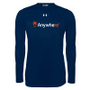Thumbnail image for  Under Armour Navy Long Sleeve Tech Tee