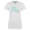 Thumbnail image for  Next Level Womens White Boyfriend Tee