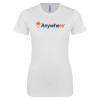 Thumbnail image for  Next Level Womens White Boyfriend Tee