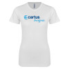 Thumbnail image for  Next Level Womens White Boyfriend Tee