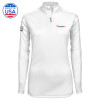 Thumbnail image for  Syntrel Womens White Interlock 1/4 Zip