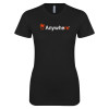 Thumbnail image for  Next Level Womens Black Boyfriend Tee