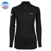 Thumbnail image for  Syntrel Womens Black Interlock 1/4 Zip
