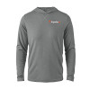 Thumbnail image for  Grey Heather Long Sleeve Hooded Tee